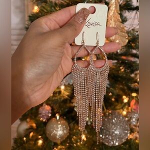 Lovisa Rose Gold Chandelier Dangle Earrings